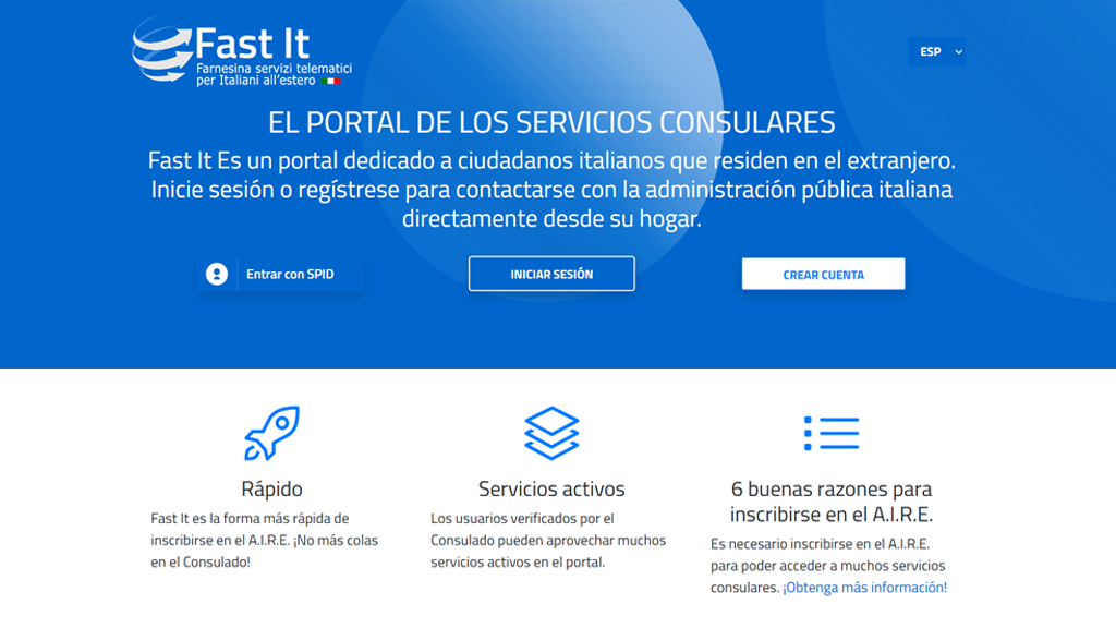 Creación de cuenta en Fast it